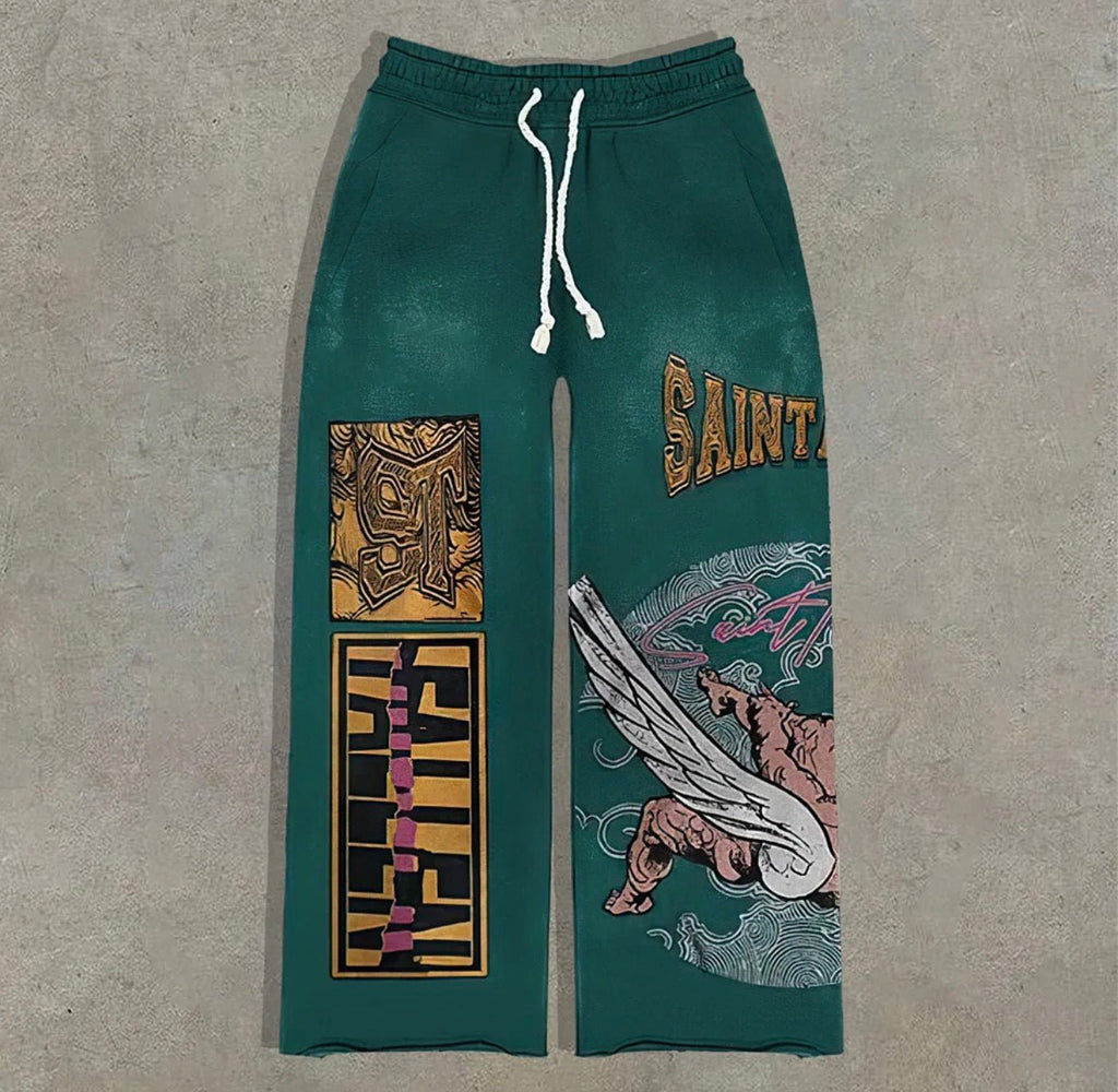 Premium Angel Vintage Baggy Pants - BrandalX