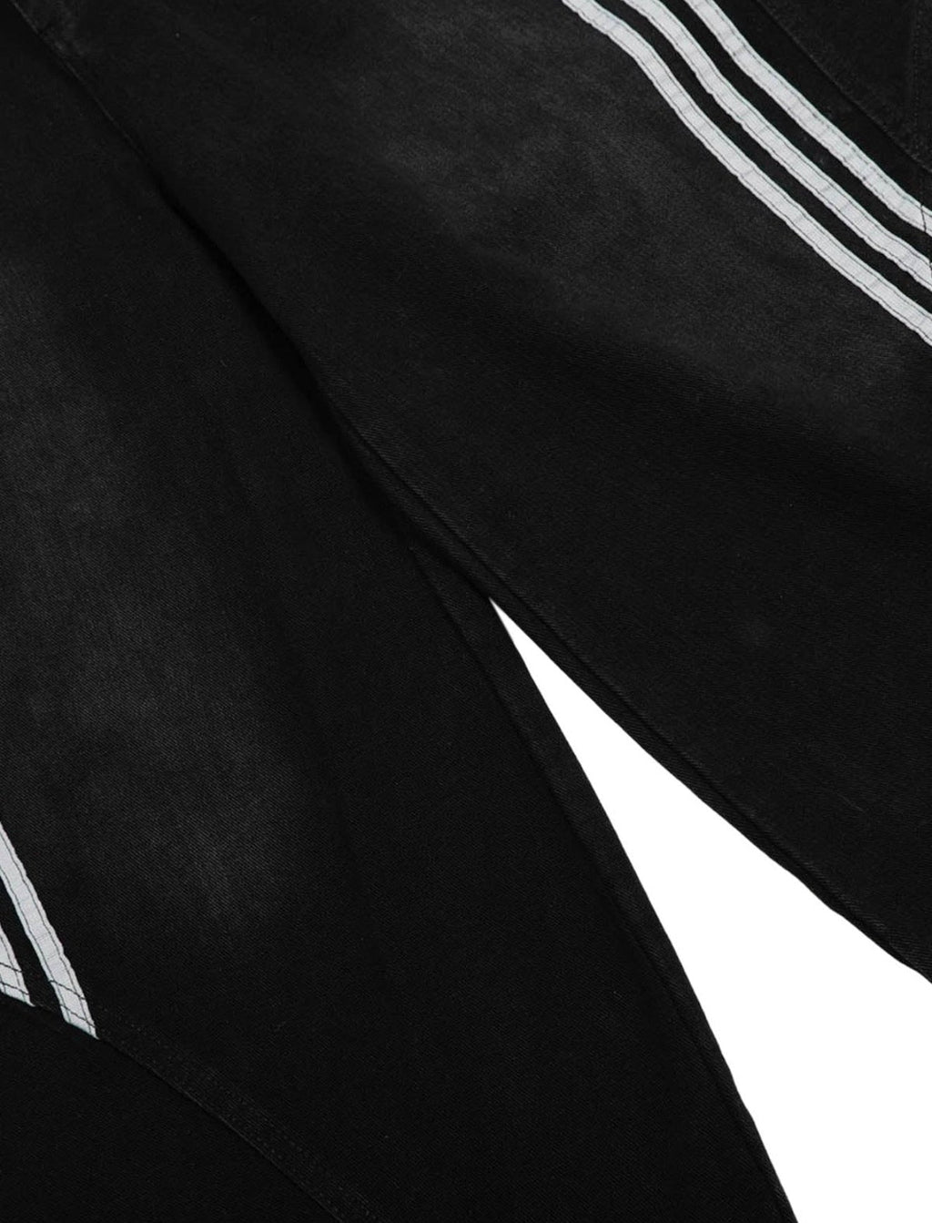 Black Striped Stitching Baggy Jeans - BrandalX